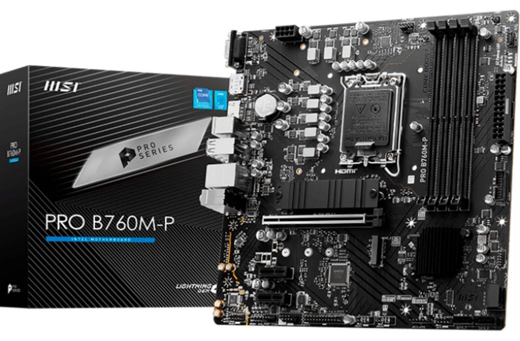 Msi 7E02-009R Pro B760M-P Produktbild 