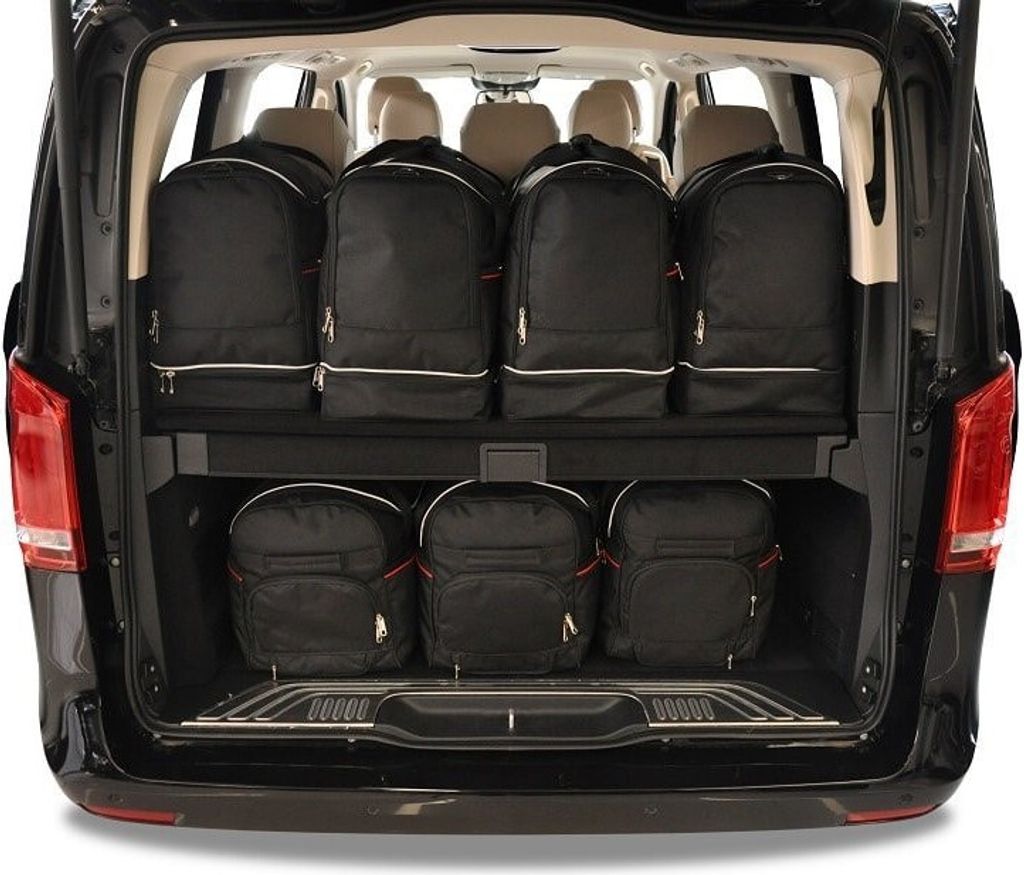 Mercedes-Benz V Long 2015+ Kofferraumtaschen Set 7 Stk