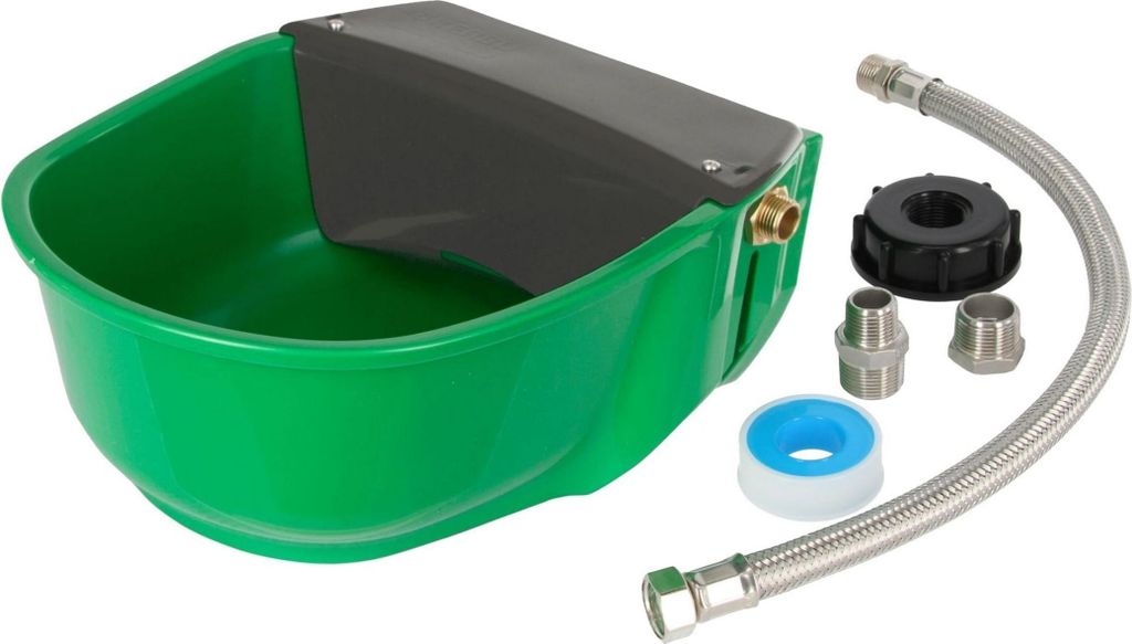 Schwimmer-Anbautränke + Adapter für IBC Fass, 1/2", Niederdruck