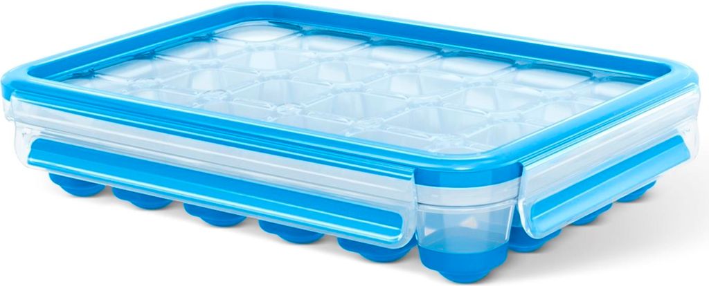 Emsa Clip&Close ijsblokjesbak, blauw Productafbeelding 