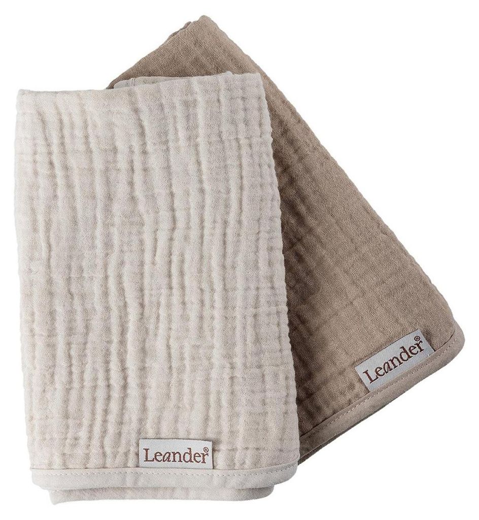 Leander Hydrophile Tücher Organic Muslin - 2 Stück - Produktbild 