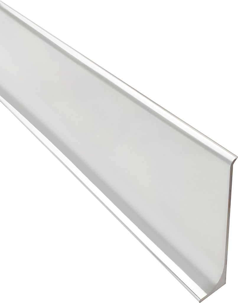 Alu Sockelleiste Fußbodenleisten eloxiert  silber L270cm Produktbild 