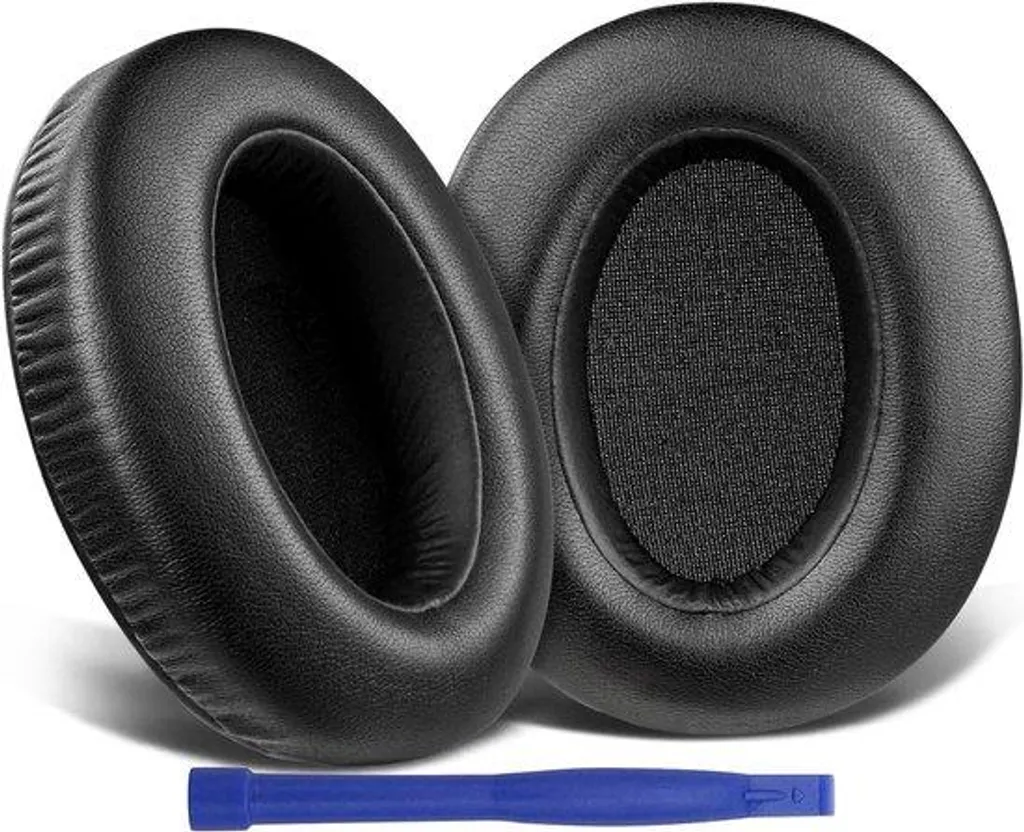 Fauteuil anti-mal de dos cuir noir rembourré et tissu souple ajustable