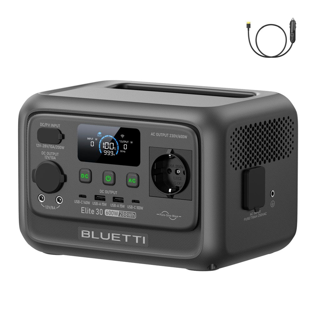 Bluetti Elite 30 V2, Litowo-żelazowo-fosforanowy (LiFePO4), Zdjęcie produktu 