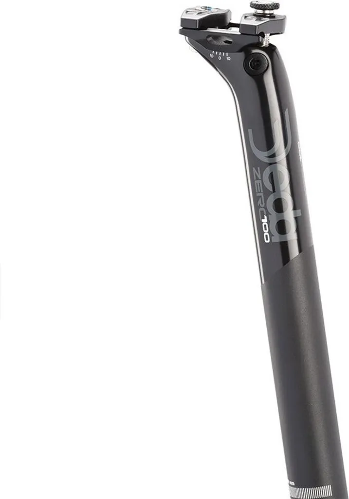 Tige de selle en aluminium Deda Zero100 Argent déport 12mm pour cyclisme