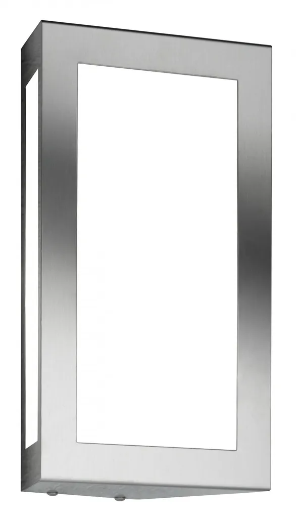 Applique murale IP44 étanche en inox brossé et verre opale CMD 28 E27 Aqua