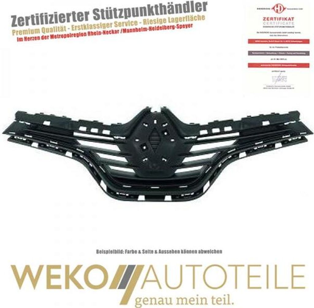 Kühlergitter DIEDERICHS 4406040 für RENAULT