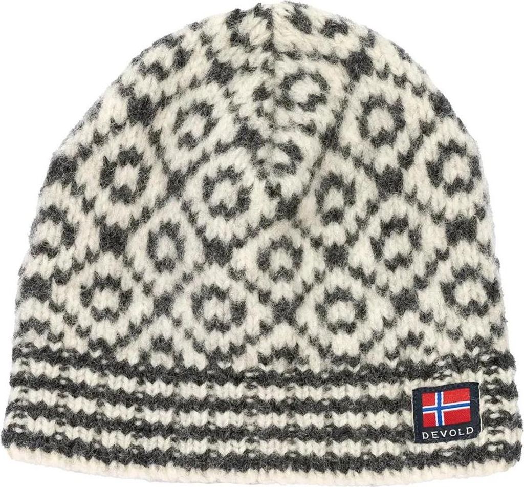 Devold Svalbard Wool Beanie Offwhite/Anthracite Offwhite/Anthracite 58