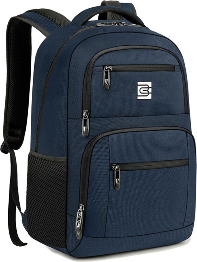 STILVORA Rucksack Business, Groß, Laptop-Rucksack, Tragbar Rucksack, USB-Ladeanschluss, Reisen, Arbeit, Schule, Multifunktional, Leicht, Alltag, Blau