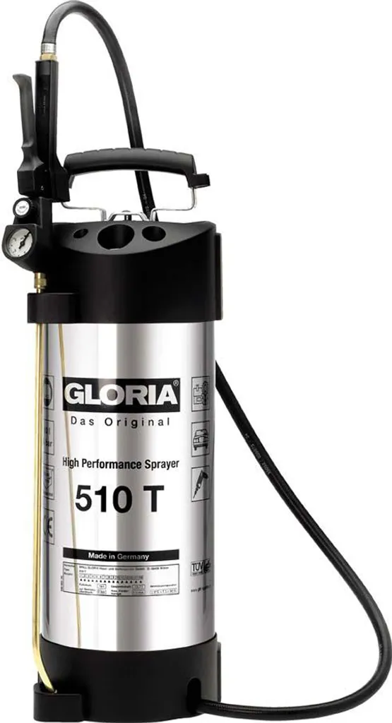 Pulvérisateur Gloria 510 T : fini les fuites avec ce modèle inox 10 litres