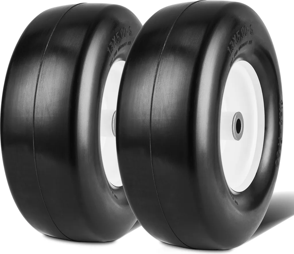 Pneumatici Poliuretano VEVOR per Tosaerba: 13x5-6 Antiforatura Professionali