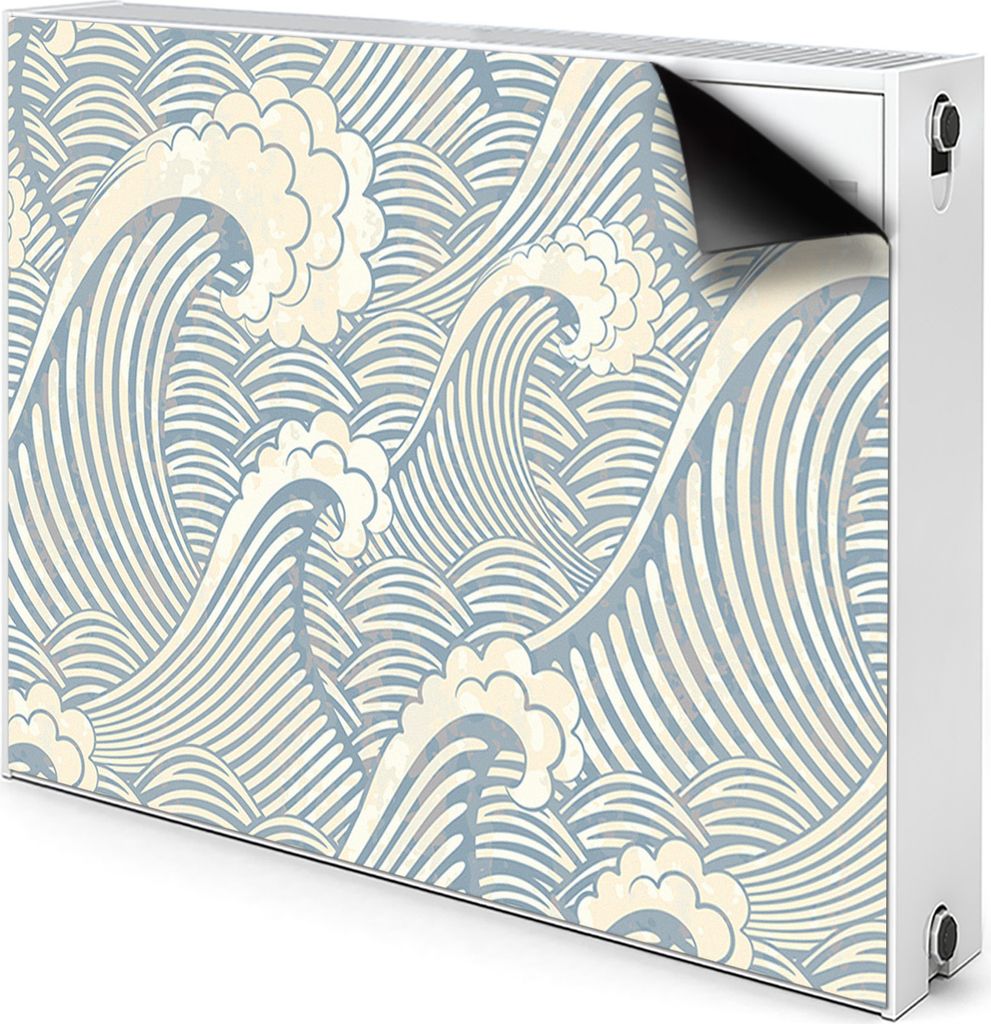 Magnet Heizkörper-Abdeckung Verkleidung Abdeckung Heizkörperabdeckung 100x60 cm - Wellen, Ozean