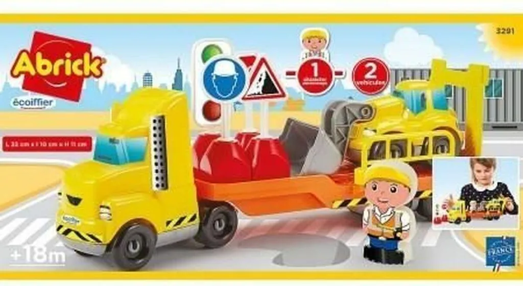 Camion Travaux Publics Ecoiffier pour Jouer dans le Sable et le Jardin