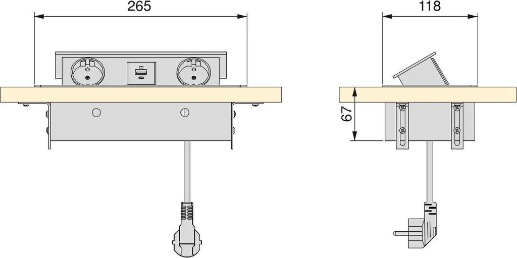 Aménager un bureau propre avec le multiconnecteur blanc Atom 26 Lite - 2