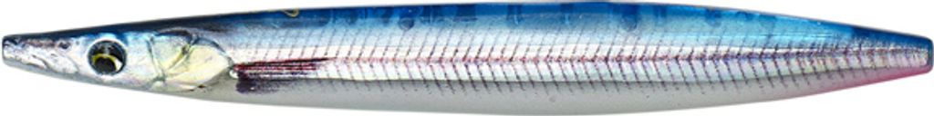 Savage Gear Line Thru Sandaal Durchlaufblinker 15 g Blue Silver UV