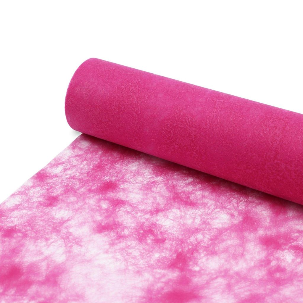Sizocloud Tischläufer fuchsia-pink 30cm Rolle 25 Meter + ca.100 Dekoherzen 57-300-25-019+H