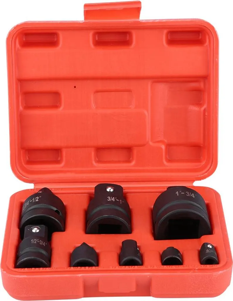 Réducteur à Choc en Acier Cr-Mo Haute Résistance 8 Pièces avec Coffret