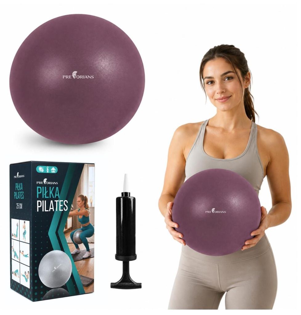 Piłka do pilatesu 25 cm wytrzymała mała piłka fitness do Zdjęcie produktu 