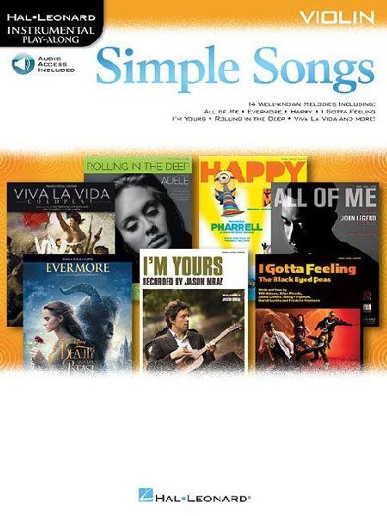 Simple Songs - Instrumental Play-Along for Violin Produktbild 