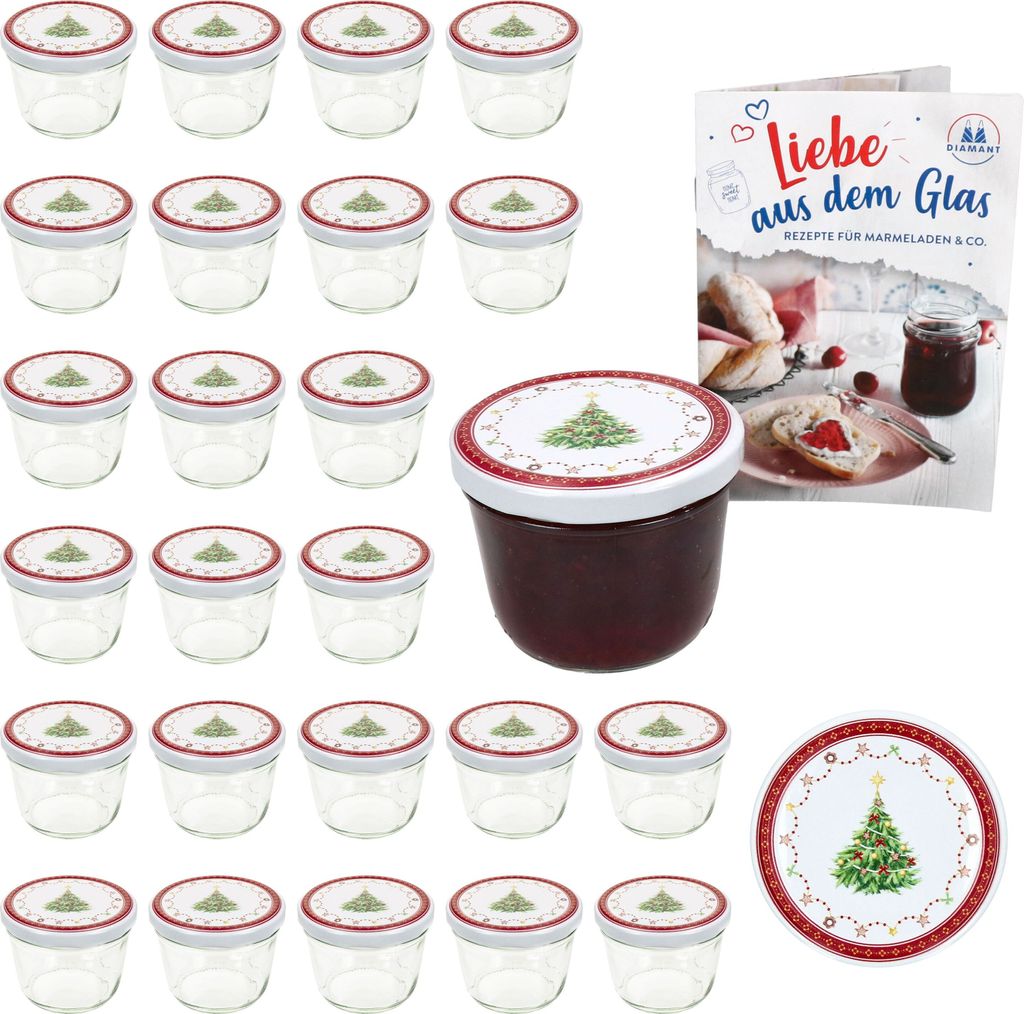 zestaw 25 kieliszków do przetworów 230 ml + pokrywka TO 82 Zdjęcie produktu 