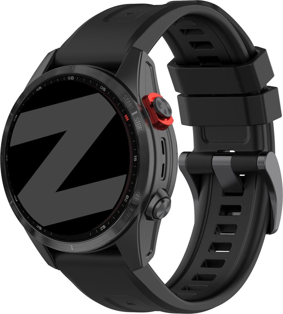 Bandz Silikon 'Classic' Armband passend für Fenix 8 -43mm / Fenix 7s (Pro - Solar - Sapphire Solar) / Fenix 6s (Pro - Sapphire) / Fenix 5s (Plus -...