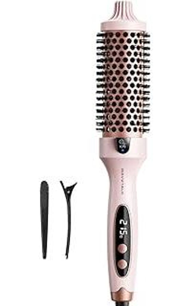 Wavytalk Thermobürste, Thermal Brush Blowout Boost Ionische Lockenbürste, Macht Haar Glatt und Glänzend, 5 Temperaturstufen, Haar schonend, 38mm...