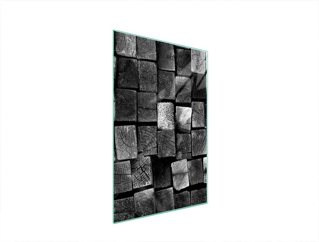 Glasschneidebrett 35x52 Holz