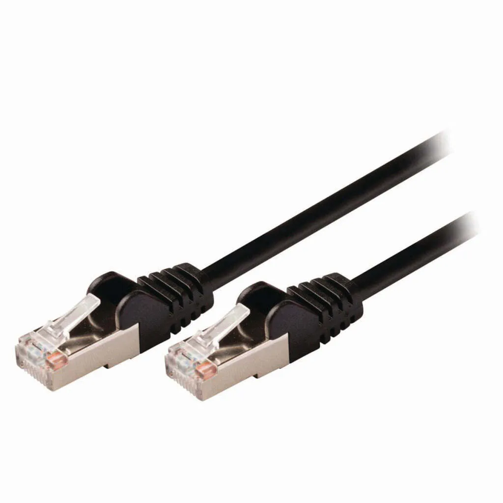Cavo LAN Nedis 0.25m Cat5E SF/UTP Nero | Gestione Cavi PC Gaming e Router