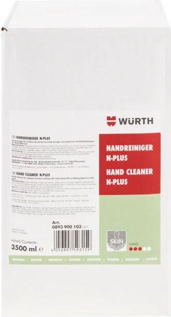 Würth Handreiniger HNDREINIG-NACHFUELLBEUTEL-(PLUS)-3500ML Produktbild 