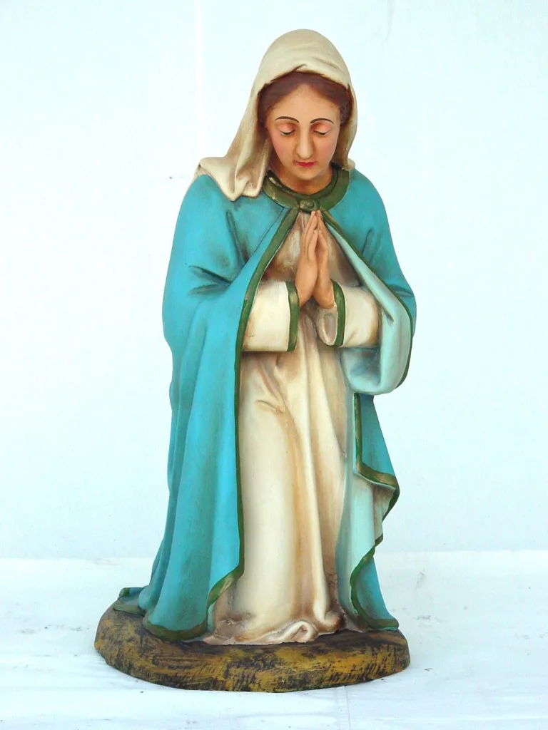 Statue de la Vierge Marie pour Oratoire de Jardin 64cm Déco Extérieur Zen