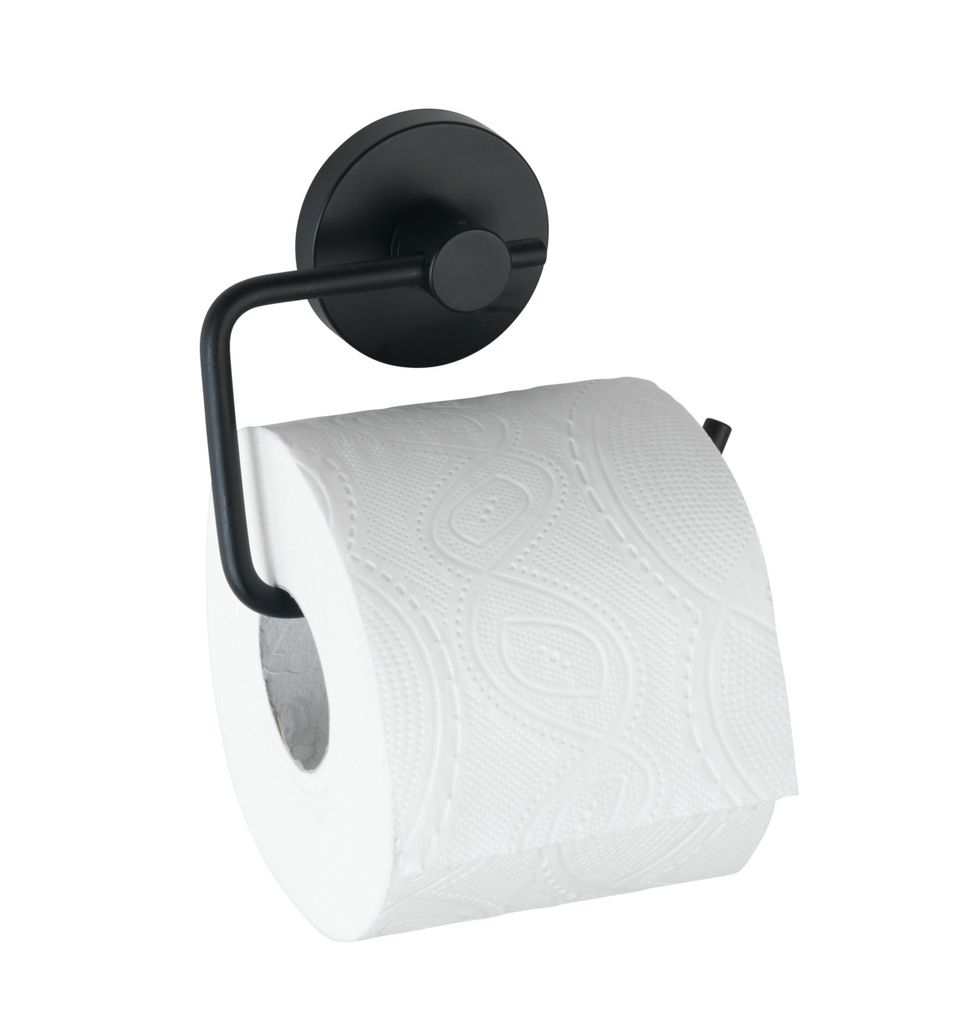 WENKO Toiletten Papier Halter ohne Bohren Klo Rollen WC Bad Accessoires MILAZZO