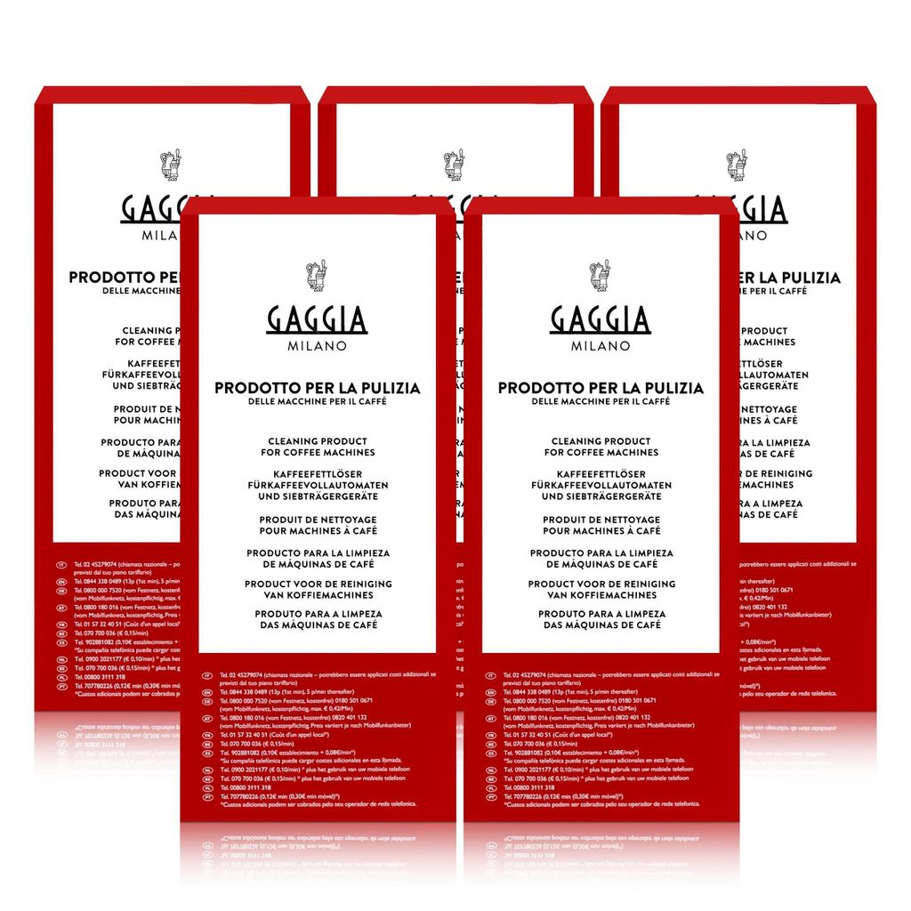 Gaggia Milano Kaffeefettlöser Tabletten 6 Tabs für Kaffeevollautomat (5er Pack)