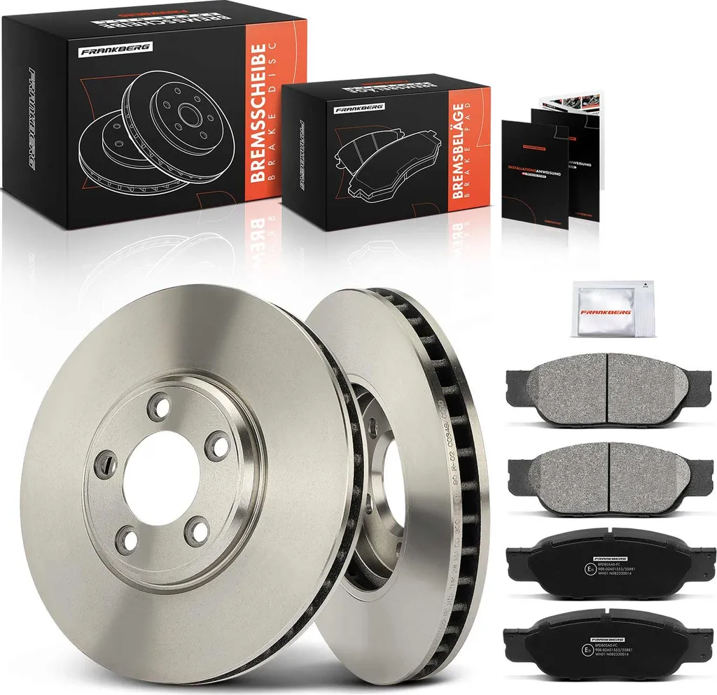 Frankberg 2 disques et 4 plaquettes de frein avant Jaguar S-Type X200
