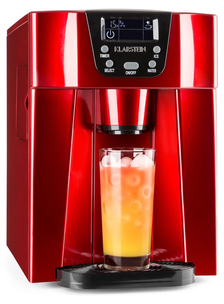 Klarstein Eiswürfelmaschine Klein, 2 L Eiswürfelbereiter & Produktbild 