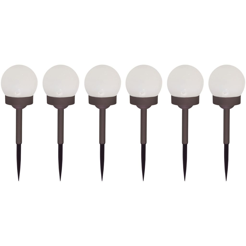 Solarleuchte Garten 6er Set Kugel Solarlampe Außen Produktbild 