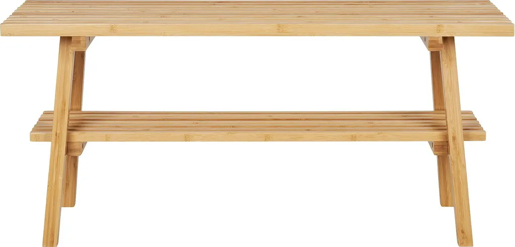 Banc en bois naturel Ember - Banc design minimaliste pour votre entrée