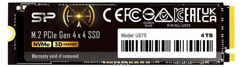 SSD M.2 1 TB Silicon Power US75 NVMe pour réparer un PC lent et saturé