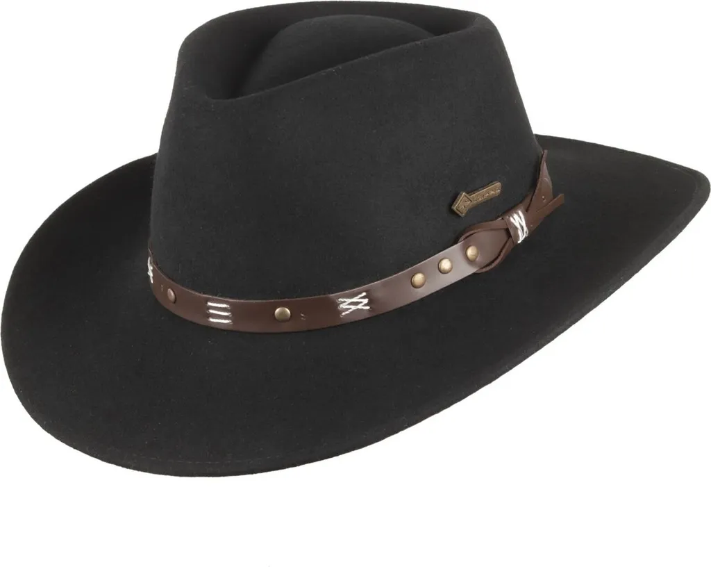 Scippis Emerald Cappello da Cowboy in Feltro di Lana: Ideale per Equitazione