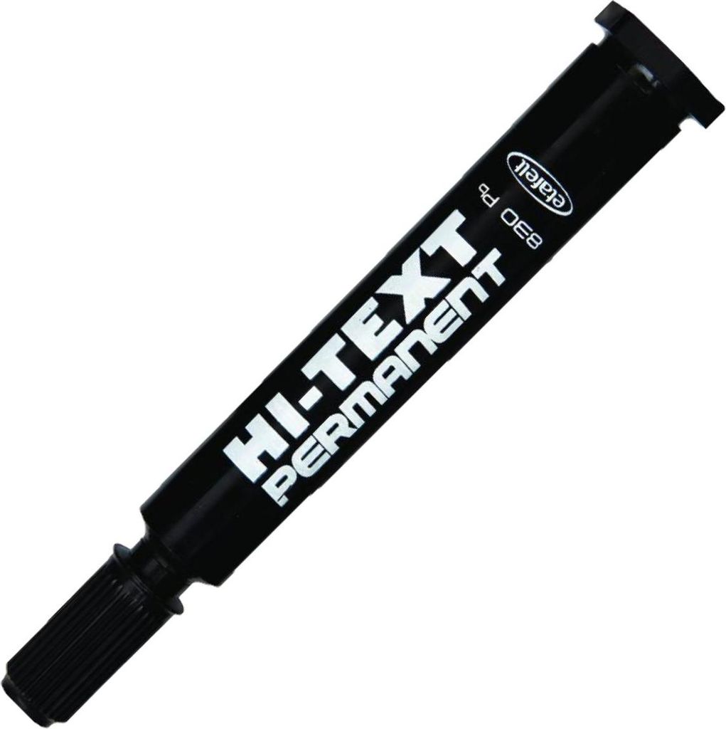 Permanentmarker Rund Schwarz Hi-Text 830Pb