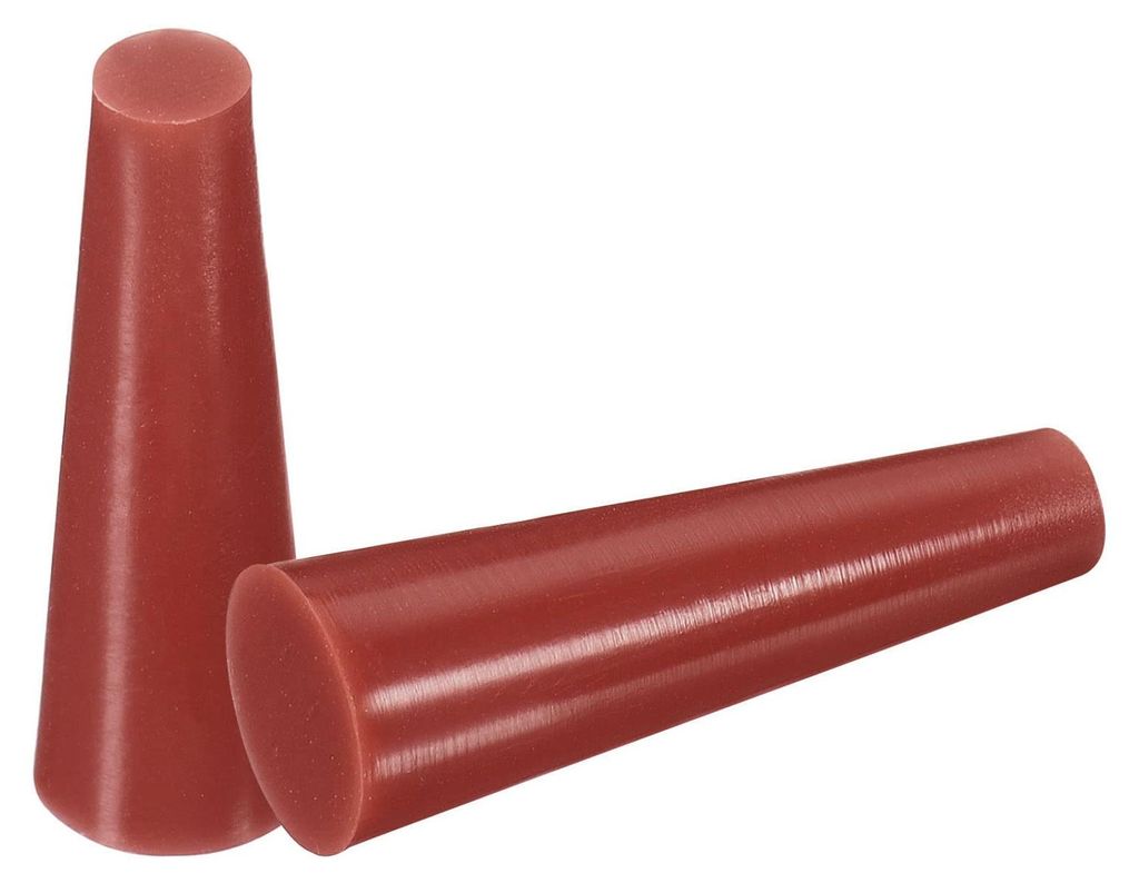 Konische Silikonstopfen, 50 Stück, 5–9 mm, braun