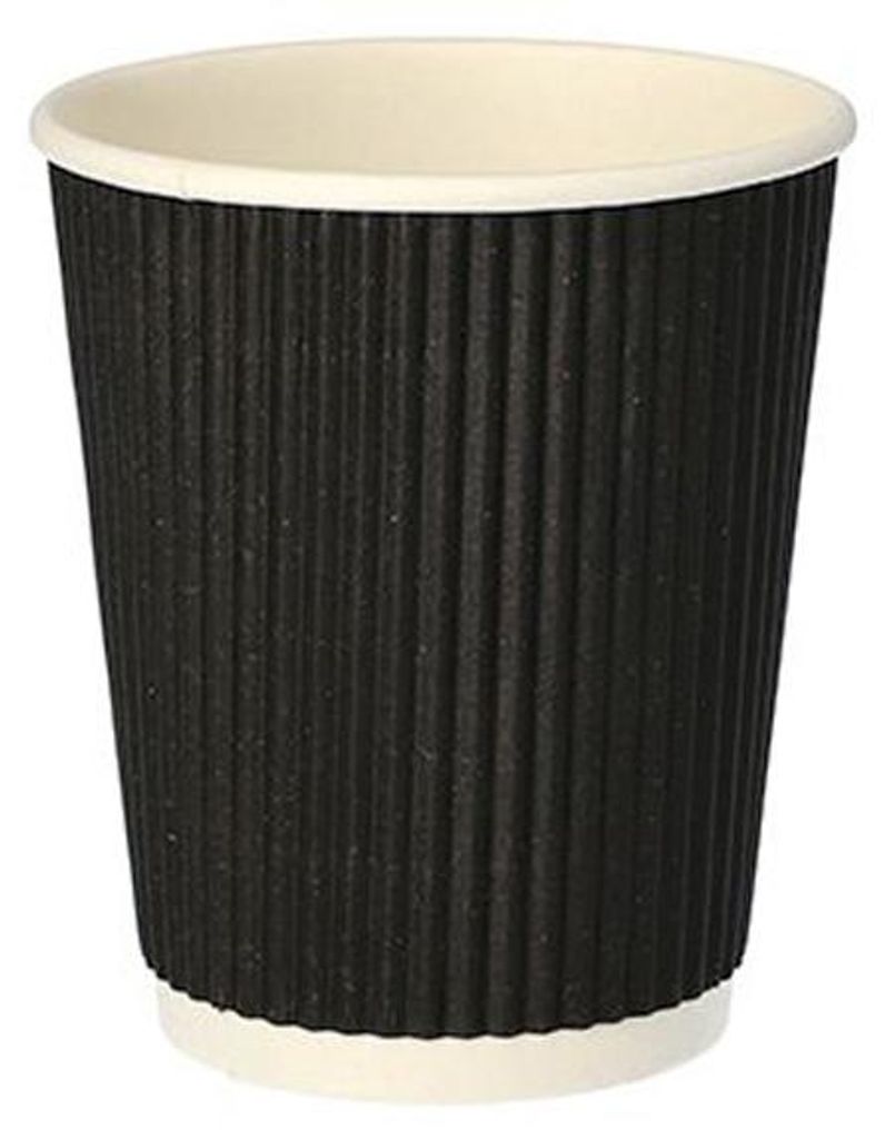 Papstar 86266, 200 ml, Karton, Schwarz, 8 cm, 90 mm Produktbild 