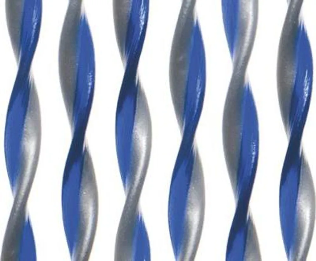 Stopper les mouches avec style - Rideau de porte fils 100x220 cm Gris