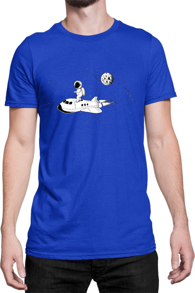 Herren T-Shirt Nasa Space Theme Nasa 003, Man XL / Blau