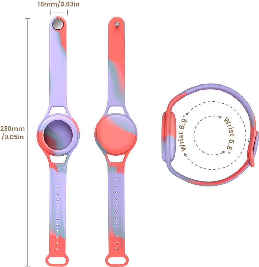 AirTag-Armband Für Kinder – Aus Weichem Nylon, Verstellbar (17-22 Cm), Mit CPC-Zertifikat