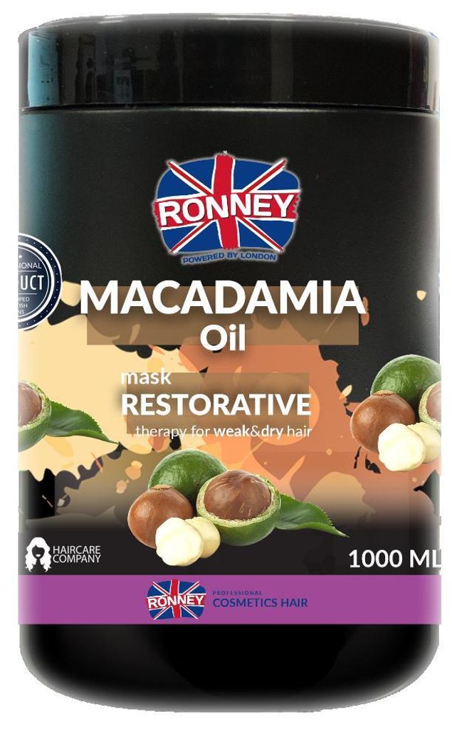 Ronney Macadamia Oil Complex Professional Restorative Therapy Hair Mask 1000ml