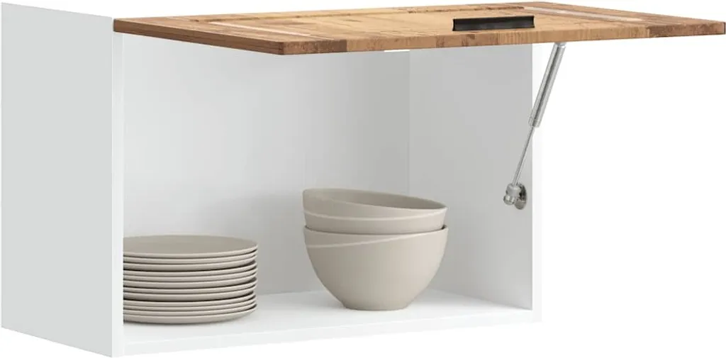 Design Nuovo Armadio a Parete per Cucina Porto Look Legno Reclamato - Armadi da Cucina Mobili2025 CHY4012353 1parcel