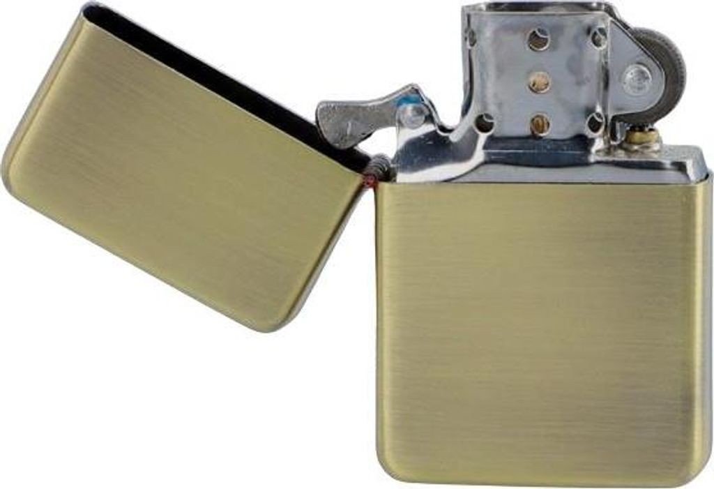 Gentelo Luxus-Benzinfeuerzeug in Mattgold