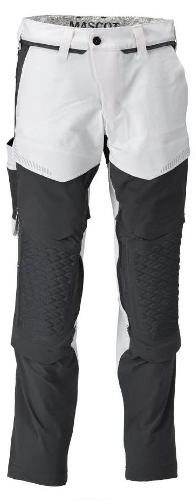 Mascot Hose mit Knietaschen 22079-605-0689 Gr. 76C44 weiß/anthrazitgrau