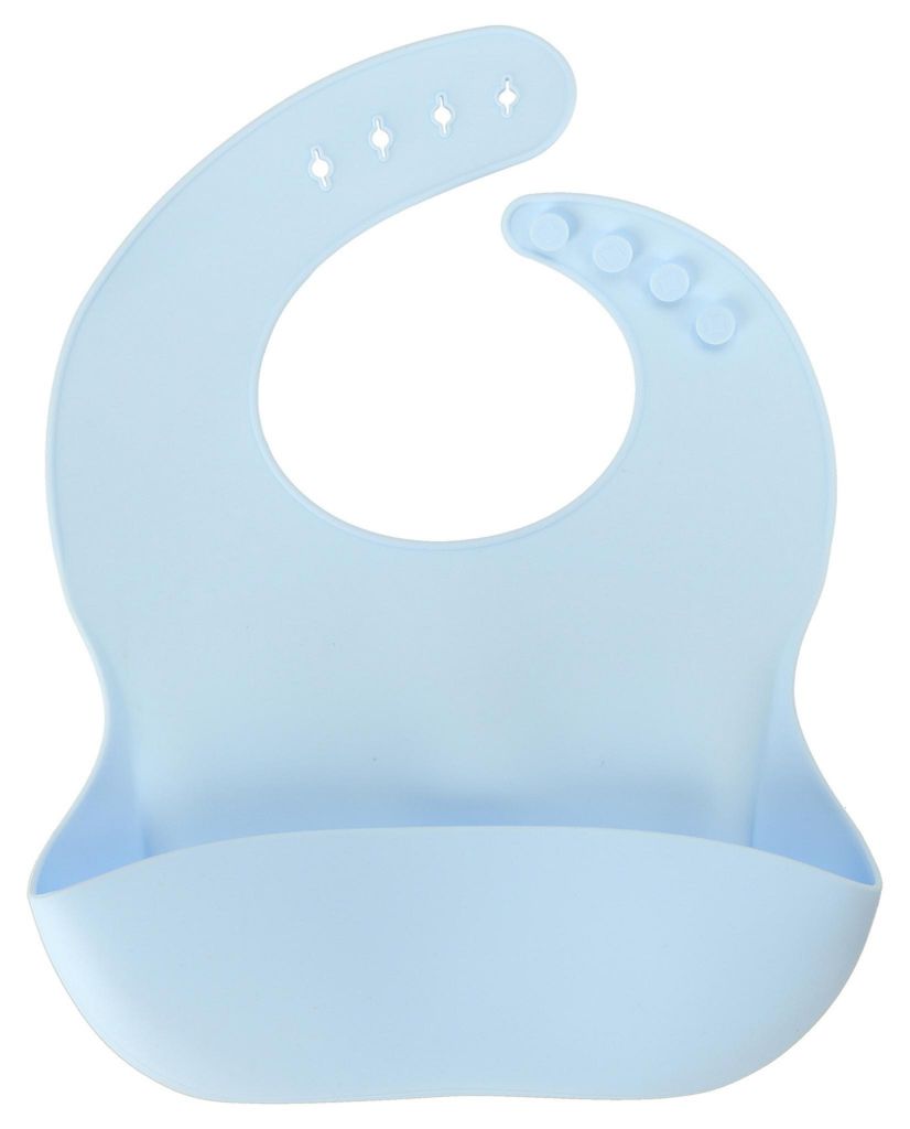 Silikongeschirr für Kinder Teddybär leuchtend blau 4el Produktbild 