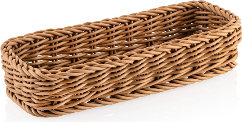 25x Besteckkorb braun Gastro 27 x 10 x 5 cm, Polypropylen